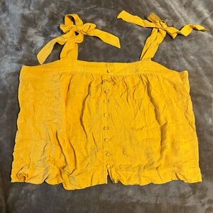 Rose & Olive Bow Strap Tank Top